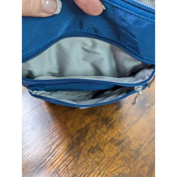Baggallini Royal Blue Pocket Crossbody with RFID - Picture 7 of 10